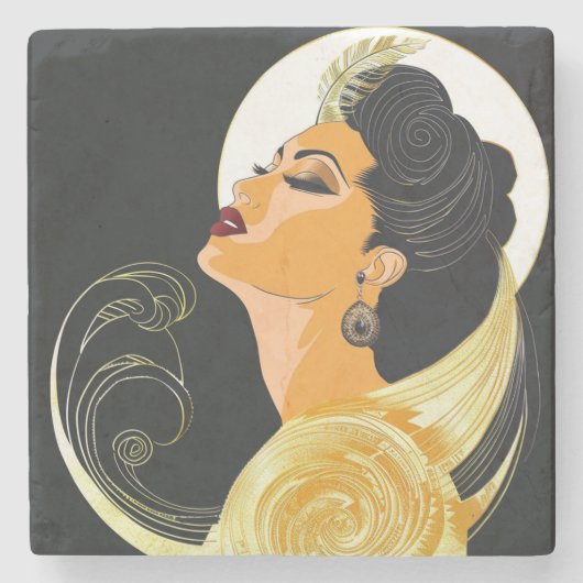 POWER DER SCHÖNHEIT #6 STEINUNTERSETZER (Vorderseite)