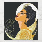 POWER DER SCHÖNHEIT #6 WEINETIKETT (Einzelnes Label)