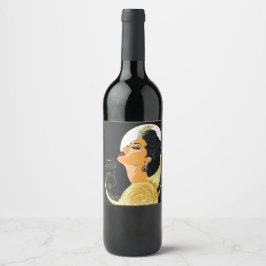 POWER DER SCHÖNHEIT #6 WEINETIKETT