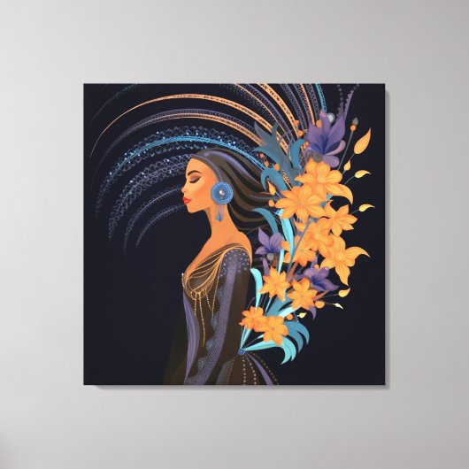 POWER DER SCHÖNHEIT Nr. 5 Leinwanddruck (Vorderseite)