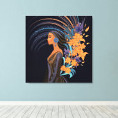 POWER DER SCHÖNHEIT Nr. 5 Leinwanddruck (Insitu (Holzboden))