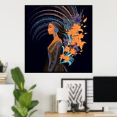 POWER DER SCHÖNHEIT Nr. 5 Poster (Heimbüro)