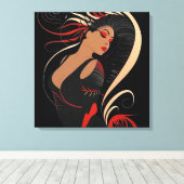 POWER DER SCHÖNHEIT Nr. 7 Leinwanddruck (Insitu (Holzboden))