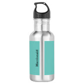 Power der Schwarzen Geschichte FEIS STEIGERT ÜBER  Edelstahlflasche (Rückseite)