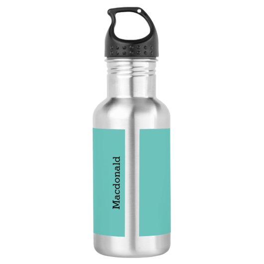 Power der Schwarzen Geschichte FEIS STEIGERT ÜBER  Edelstahlflasche (Rückseite)