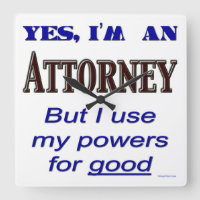 Power der Staatsanwaltschaft Funny Office Wall Clo