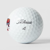 "Power der USA" Patriotic Golf Balls" Golfball (Logo)