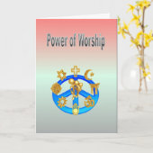 Power der Verehrung Karte (Gelbe Blume)