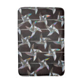 Power der Windmühle in Silberschmiede Badematte (Vorderseite Vertikal)