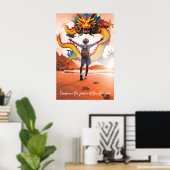 Power des Drachen Poster (Heimbüro)