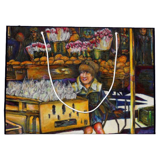 Power des Empathie Große Geschenktüte (Rückseite)