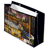 Power des Empathie Große Geschenktüte (Vorderseite Schrägansicht)