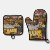 Power des Empathie Ofenhandschuh & Topflappen-Set (Vorderseite)