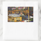 Power des Empathie Rechteckiger Aufkleber (Tasche)