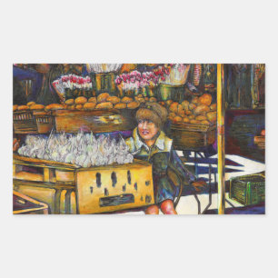 Power des Empathie Rechteckiger Aufkleber