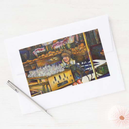 Power des Empathie Rechteckiger Aufkleber (Umschlag)