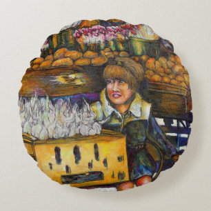 Power des Empathie Rundes Kissen