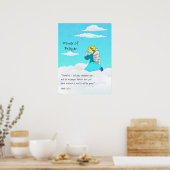 Power des Gebet-Posters Poster (Küche)