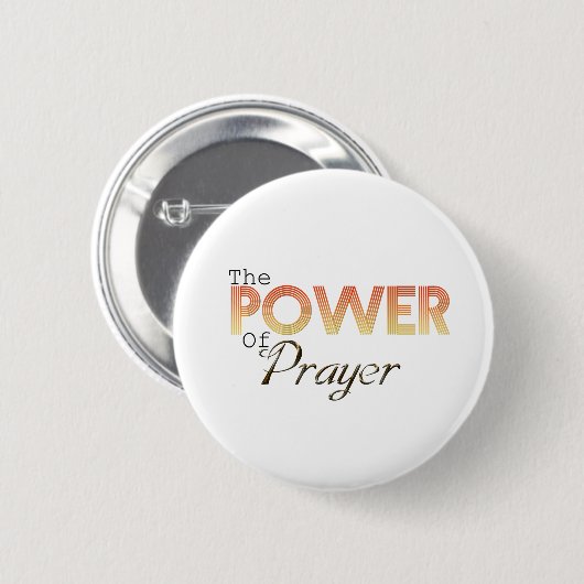 Power des Gebets Button (Vorne & Hinten)