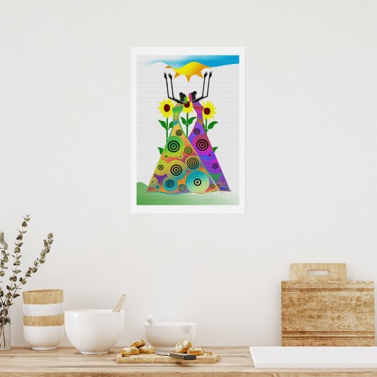 Power des Gebets Poster (Küche)