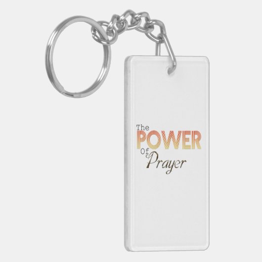 Power des Gebets Schlüsselanhänger (Vorderseite links)