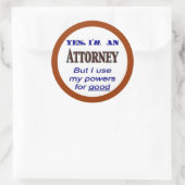 Power des guten Sprichworts Runder Aufkleber (Tasche)