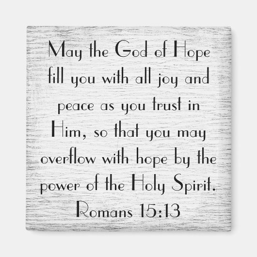 Power des Heiligen Geistes-Bibelmagneten Magnet (Vorne)