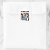Power des Ignoranten Quadratischer Aufkleber (Tasche)