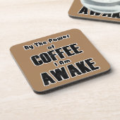 Power des Kaffees Getränkeuntersetzer (Linke Seite)
