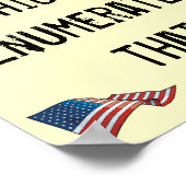 Power des Kongresses Poster (Ecke)