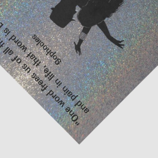 Power des Liebe-Gewebepapiers Seidenpapier (Ausschnitt)