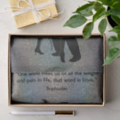 Power des Liebe-Gewebepapiers Seidenpapier (Geschenk)