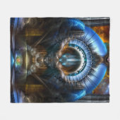 Power des Orakels Fleecedecke (Vorderseite (Horizontal))