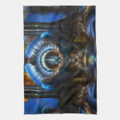 Power des Orakels Geschirrtuch (Vertikal)