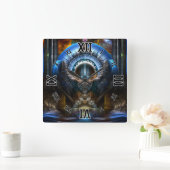 Power des Orakels Quadratische Wanduhr (Zuhause)