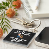 Power des Schlüsselanhängers des Volkes Schlüsselanhänger (Vorderseite rechts)