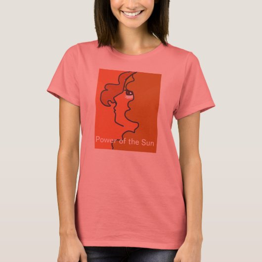 Power des Sonnenabschlags T-Shirt (Vorderseite)