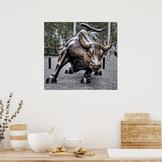 Power des Stiers Poster (Küche)