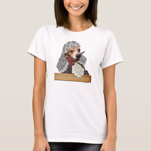 Power des Tatzen-Richter-Beagles T-Shirt (Vorderseite)