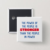 Power des Volkes Button (Vorne & Hinten)