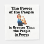 Power des Volkspapiers Napkin Serviette (Vorderseite)