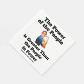 Power des Volkspapiers Napkin Serviette (Ecke)
