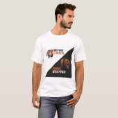 Power-Design für Tiger und Bären T-Shirt (Vorne ganz)