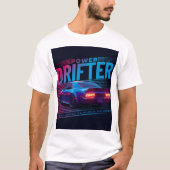 Power Drifter T-Shirt – Fueled by Adrenaline Tee (Vorderseite)