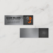 Power-Drill | Bau Mini Visitenkarte (Vorne/Hinten)