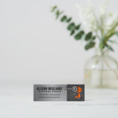 Power-Drill | Bau Mini Visitenkarte (Stehend Vorderseite)