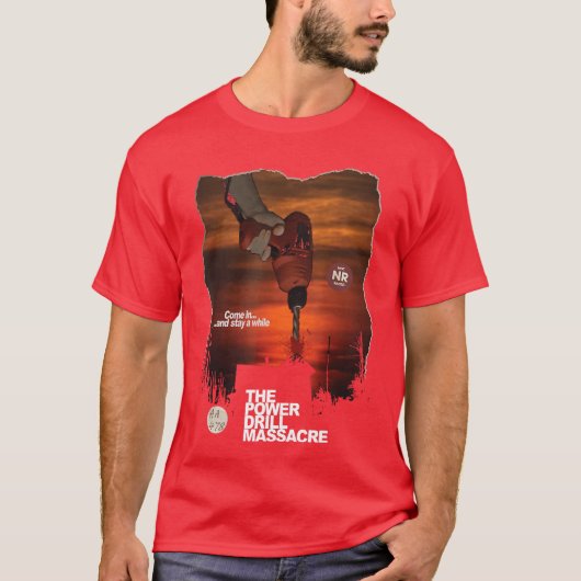 Power Drill Massacre Survival Horror Slasher Game  T-Shirt (Vorderseite)