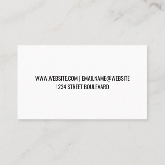 Power-Drill | Paint Roller Visitenkarte (Rückseite)