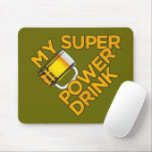 Power Drink Zollmousepad Mousepad (Mit Mouse)