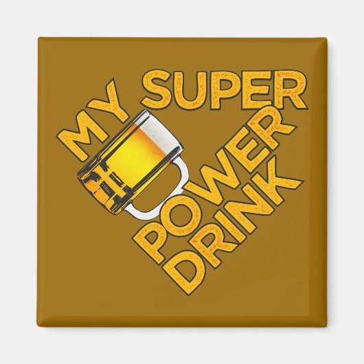 Power Drinks Zollmagnet Magnet (Vorne)